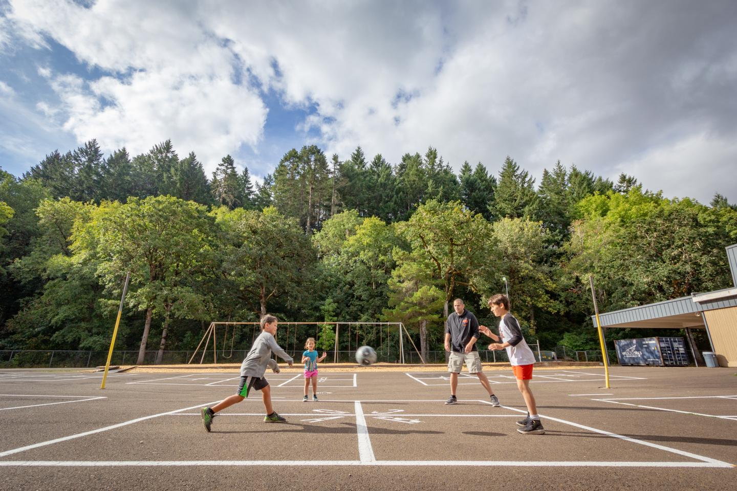 Kids on playground