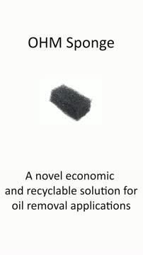 Smart Sponge Selectively Absorbs Oil