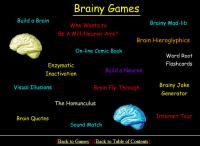 Neuroscience for Kids Website