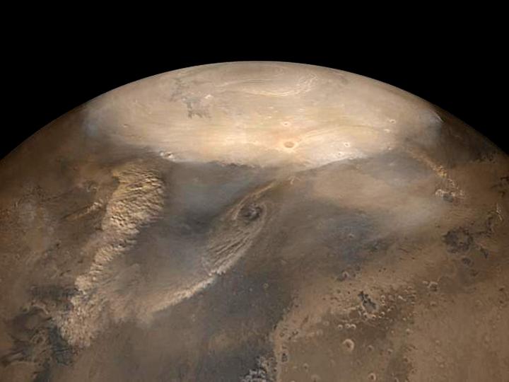 Dust Storms On Mars Image Eurekalert Science News Releases 