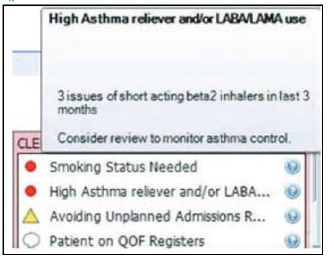 Electronic Alert Reduces Excessive Prescribing of Short-Acting Asthma Relievers