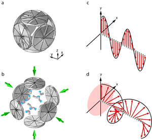 Meta-atom and transverse sound