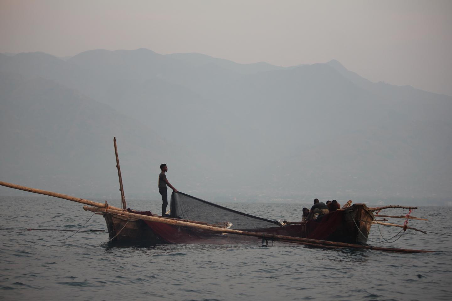 Fishermen on Lake Tanganyika