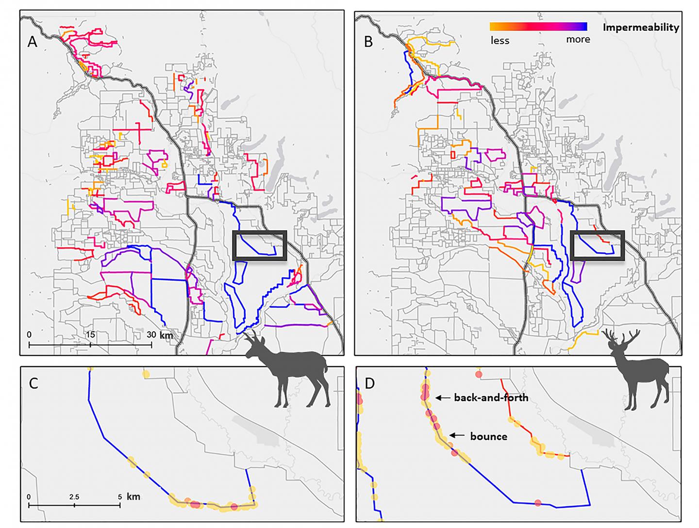 Research highlights maps that inhibit migratory wildlife