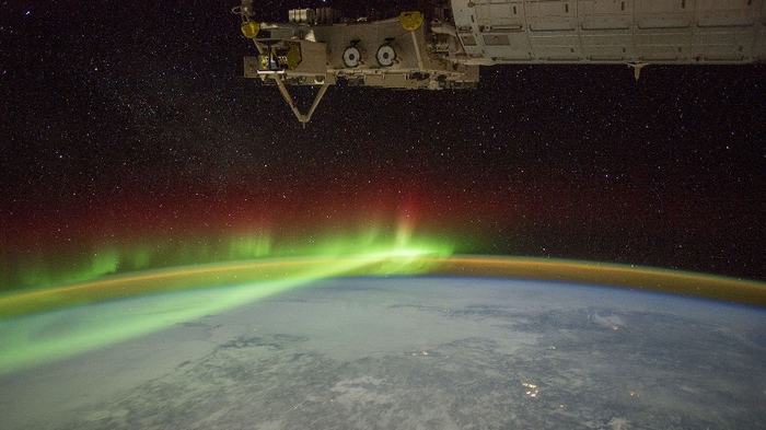 Ionosphere As Seen from the International Space Station