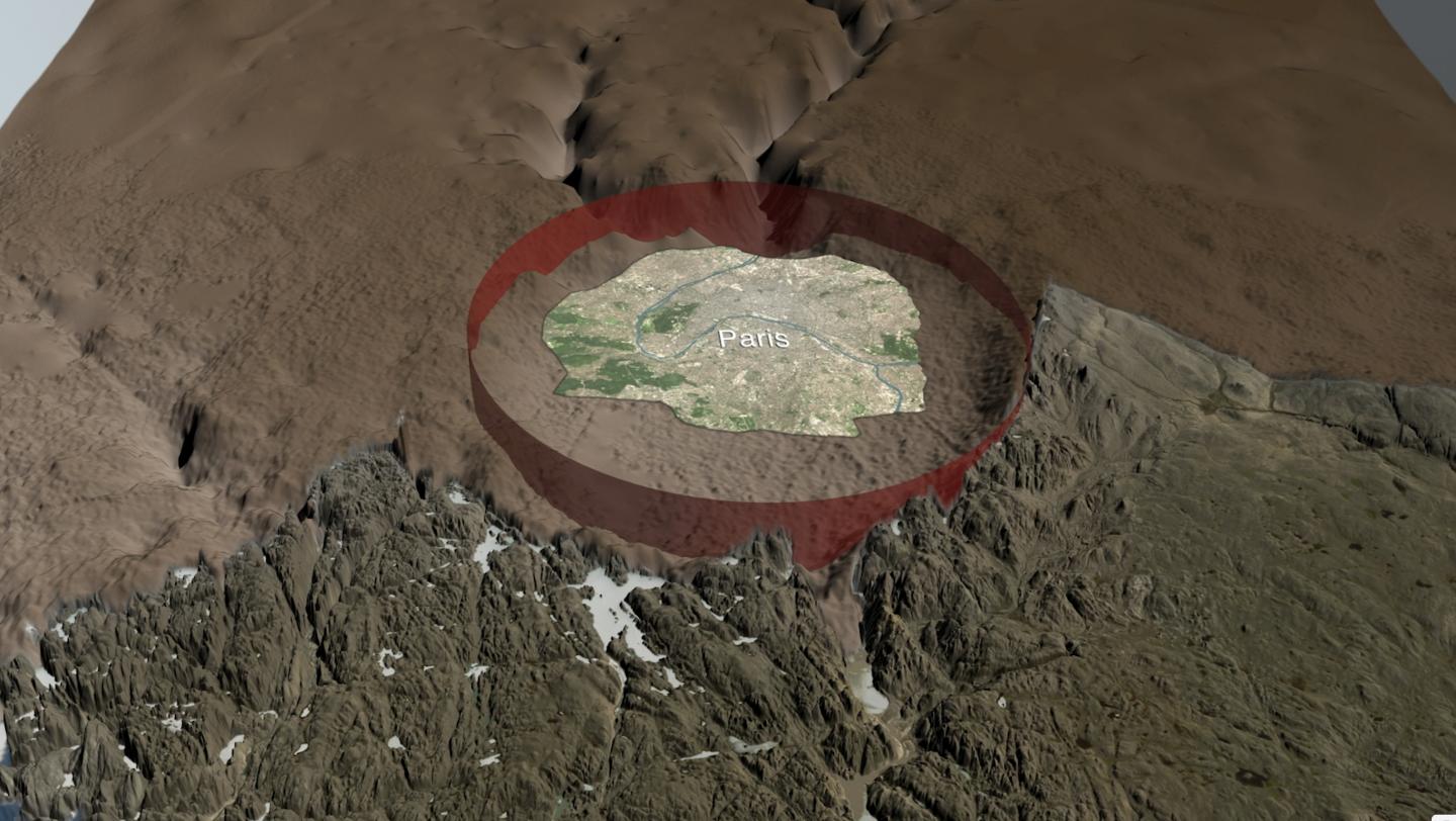 The First Impact Crater Found Underneath the Greenland Ice Sheet (4 of 9)