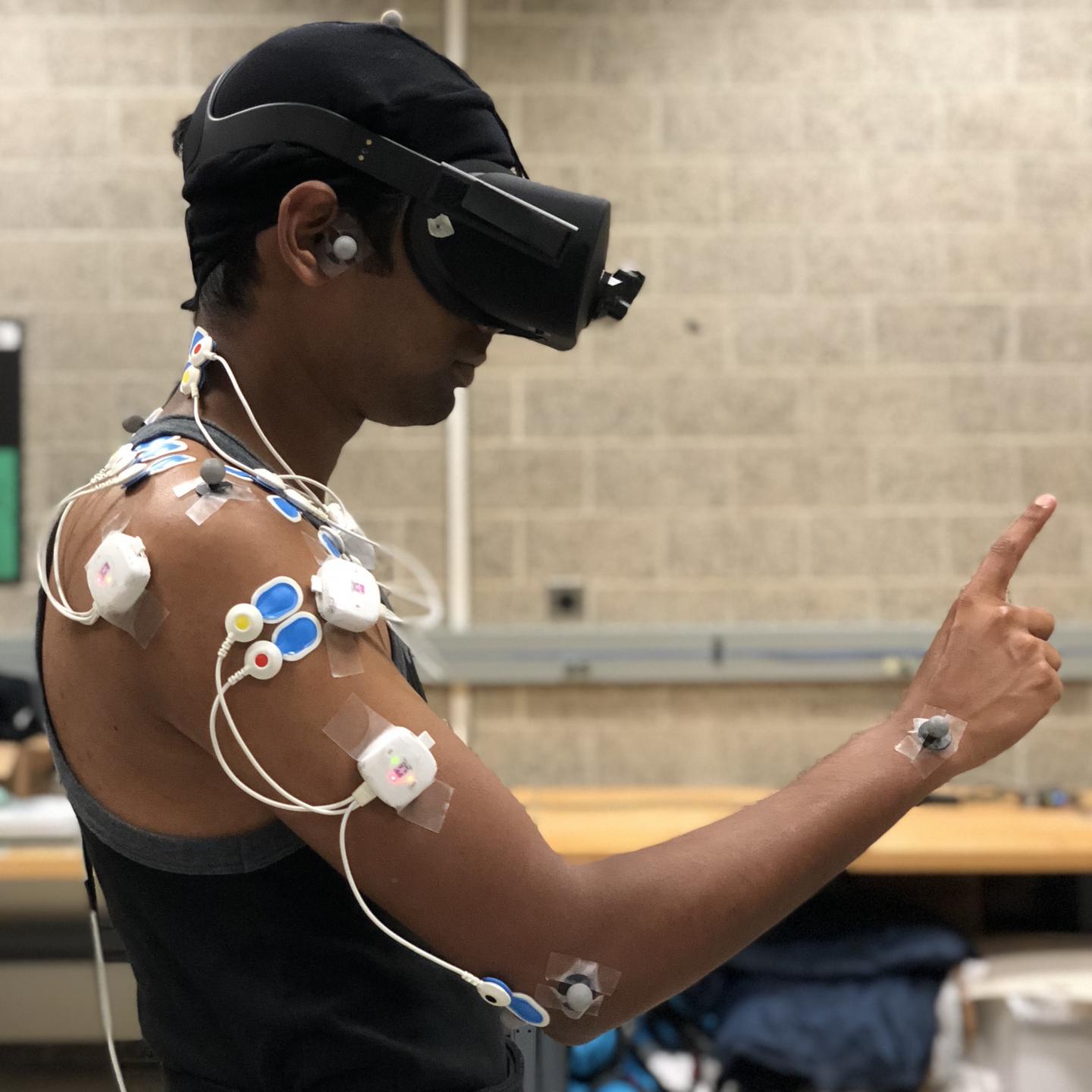Muscle Activity in Virtual Reality