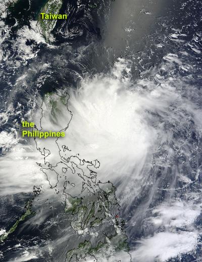 NASA's Terra Satellite Captured an Image of Tropical Storm Kai-tak