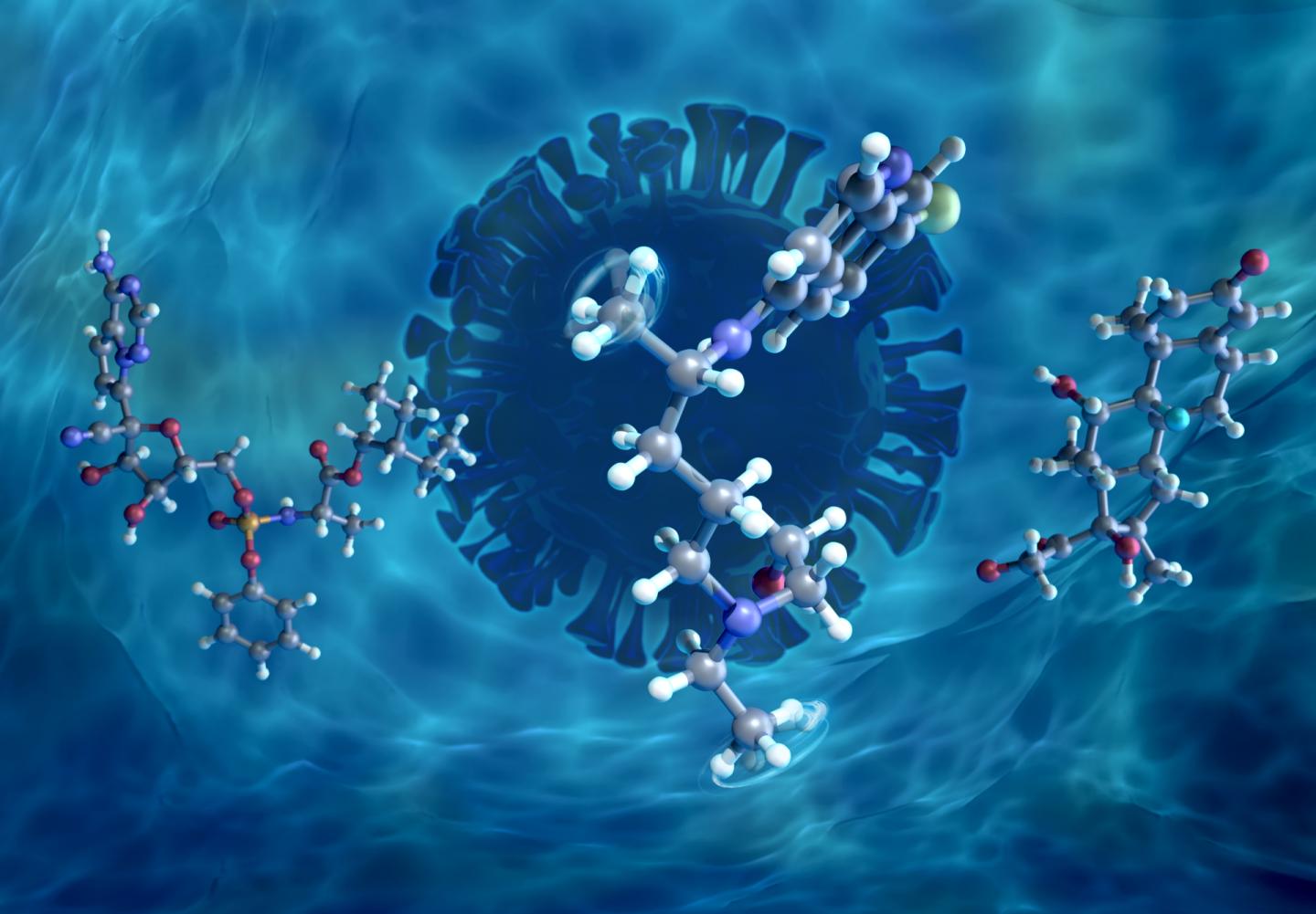 Neutrons probe molecular behavior of proposed COVID-19 drug candidates