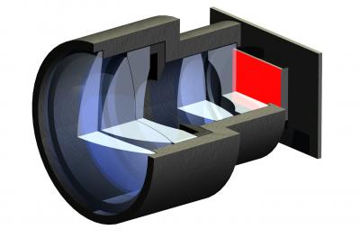 Mini-beamer in a Cell Phone or PDA