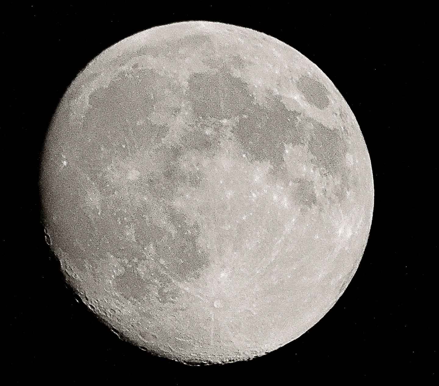 Waxing Gibbous Moon [IMAGE] EurekAlert! Science News Releases