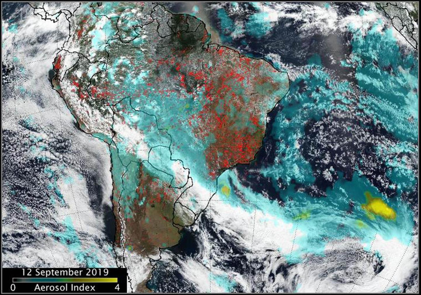 Smoke and Aerosols over South America