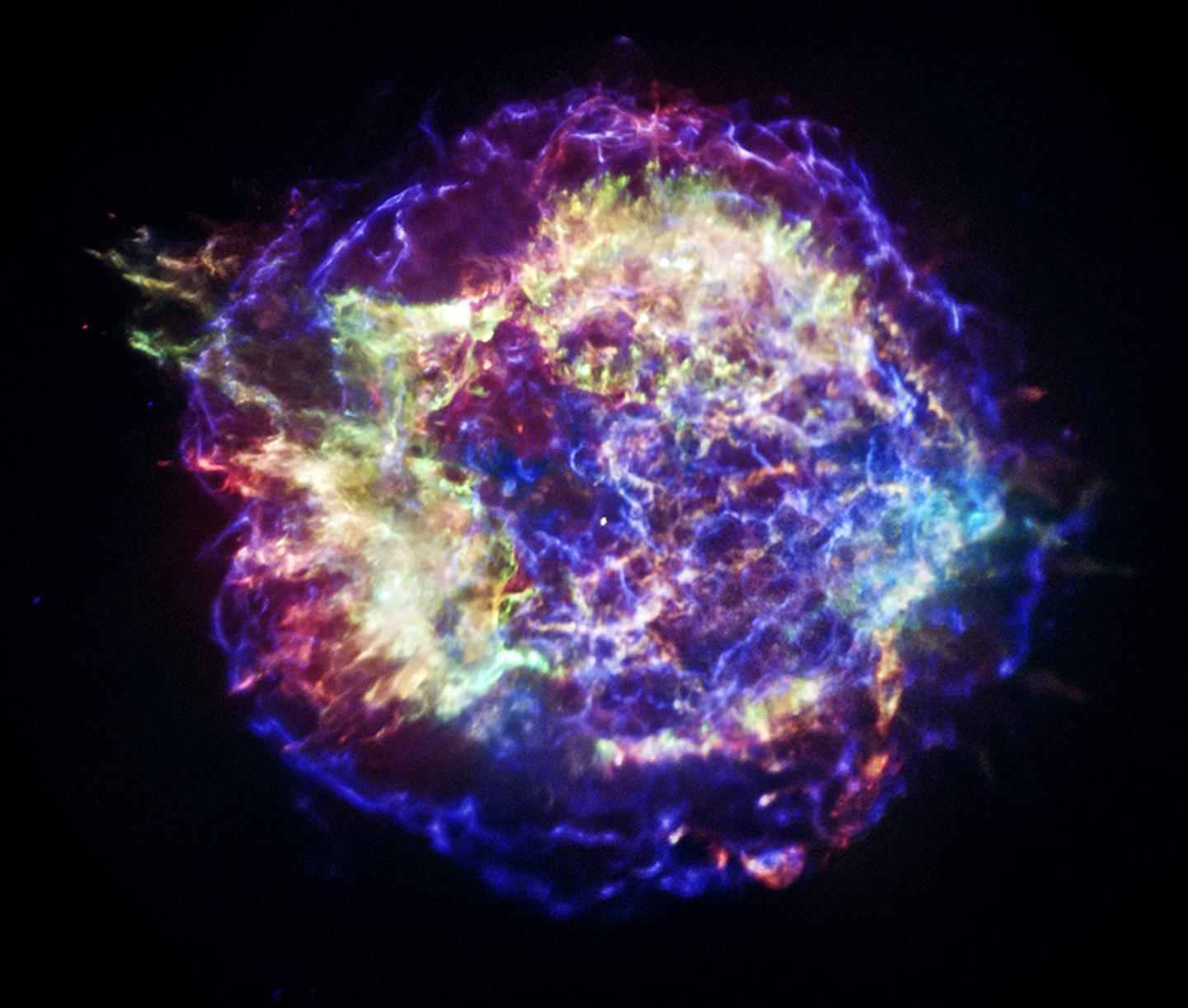 A 3-Color X-ray Image of the Supernova Remmant Cassiopeia A