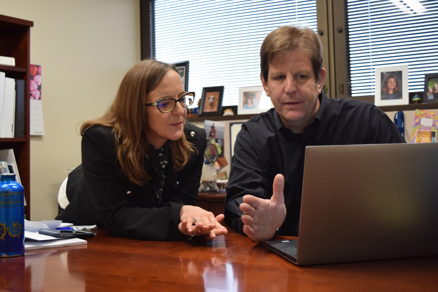 Marianne Matthias, PhD and Edward Miech, EdD of the Regenstrief Institute