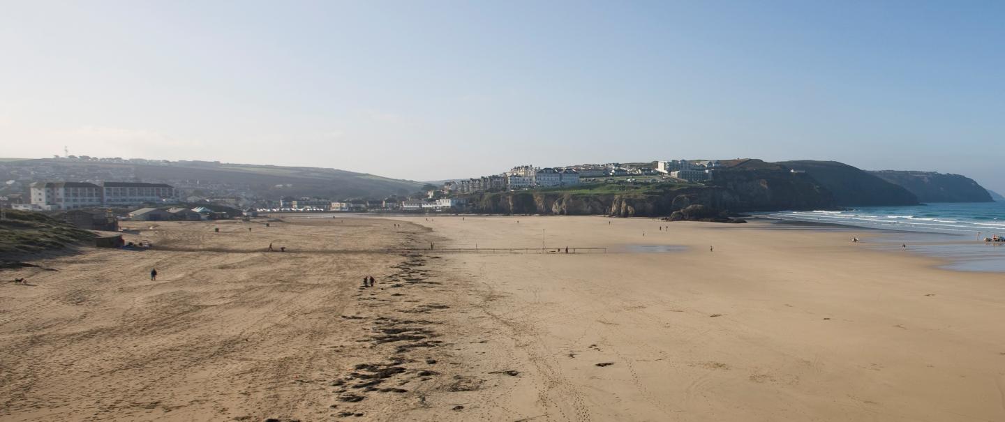 Perranporth beach