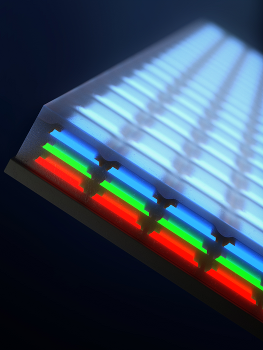 Researchers pioneer process to stack micro-LEDs