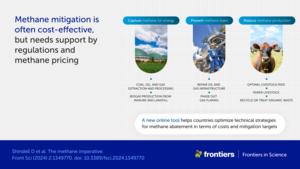 Methane mitigation is often cost-effective, but needs support by regulations and methane pricing