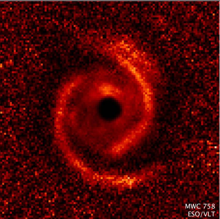 Protoplanetary Disk around the Young Star MWC 758