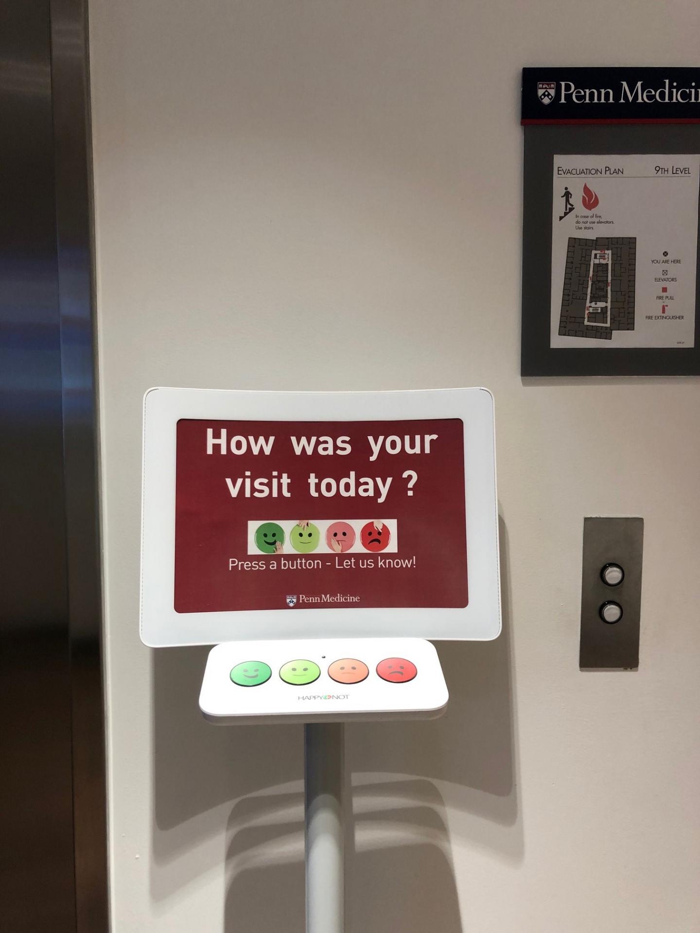 Button Terminal in Emergency Department