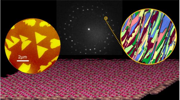 Borophene-Copper Schematic