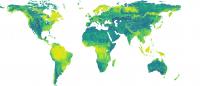 Map of Bicarbonate Concentrations in Aquatic Environments