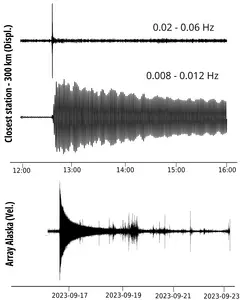 Seismic signals of the megatsunami