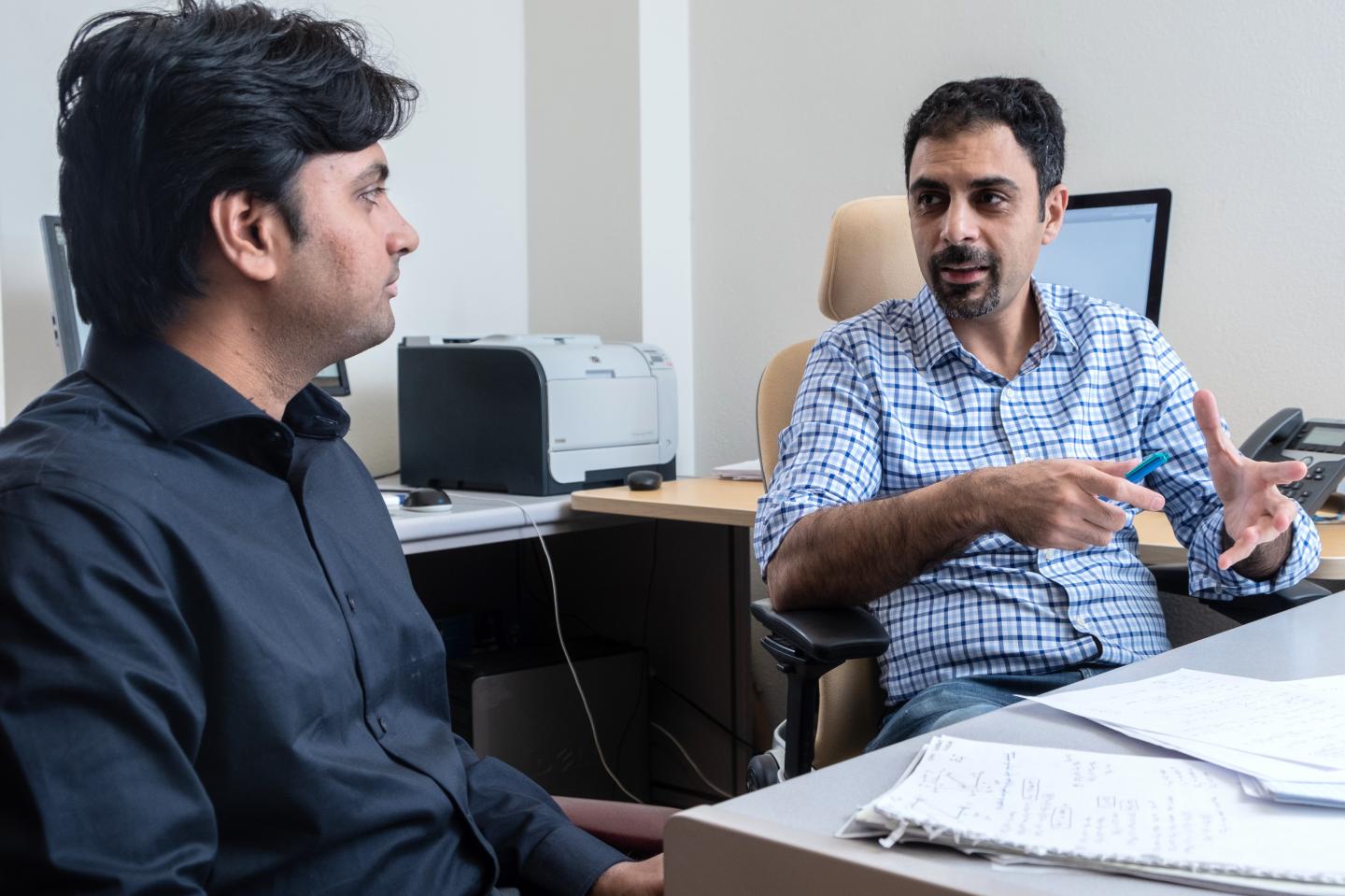 Prabhas Hundi and Rouzbeh Shahsavari, Rice University