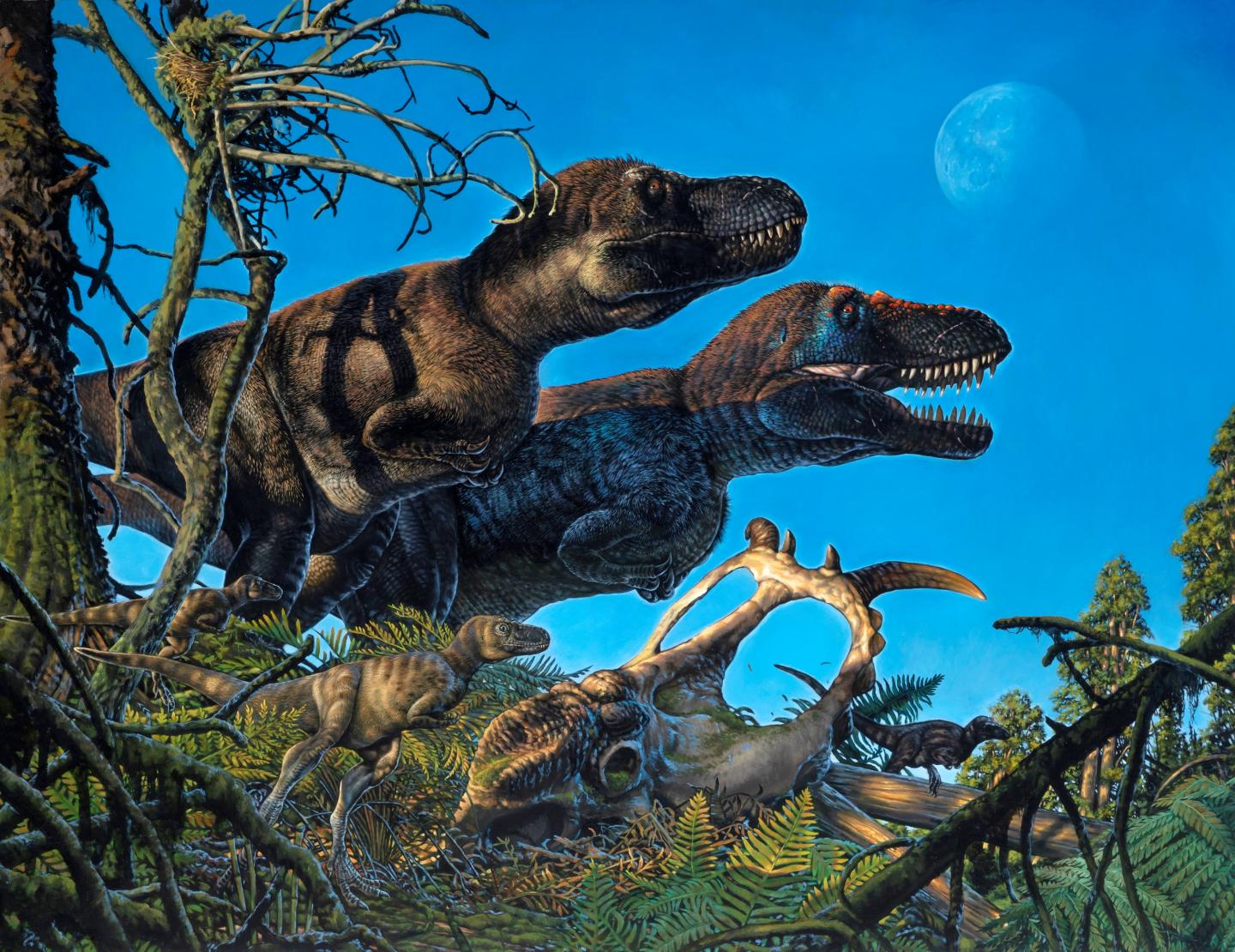<em>Nanuqsaurus</em> with Young