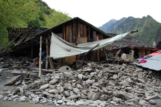 Earthquake Damage in Wolong