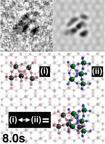 Sample Seen Attached to the Graphene Oxide
