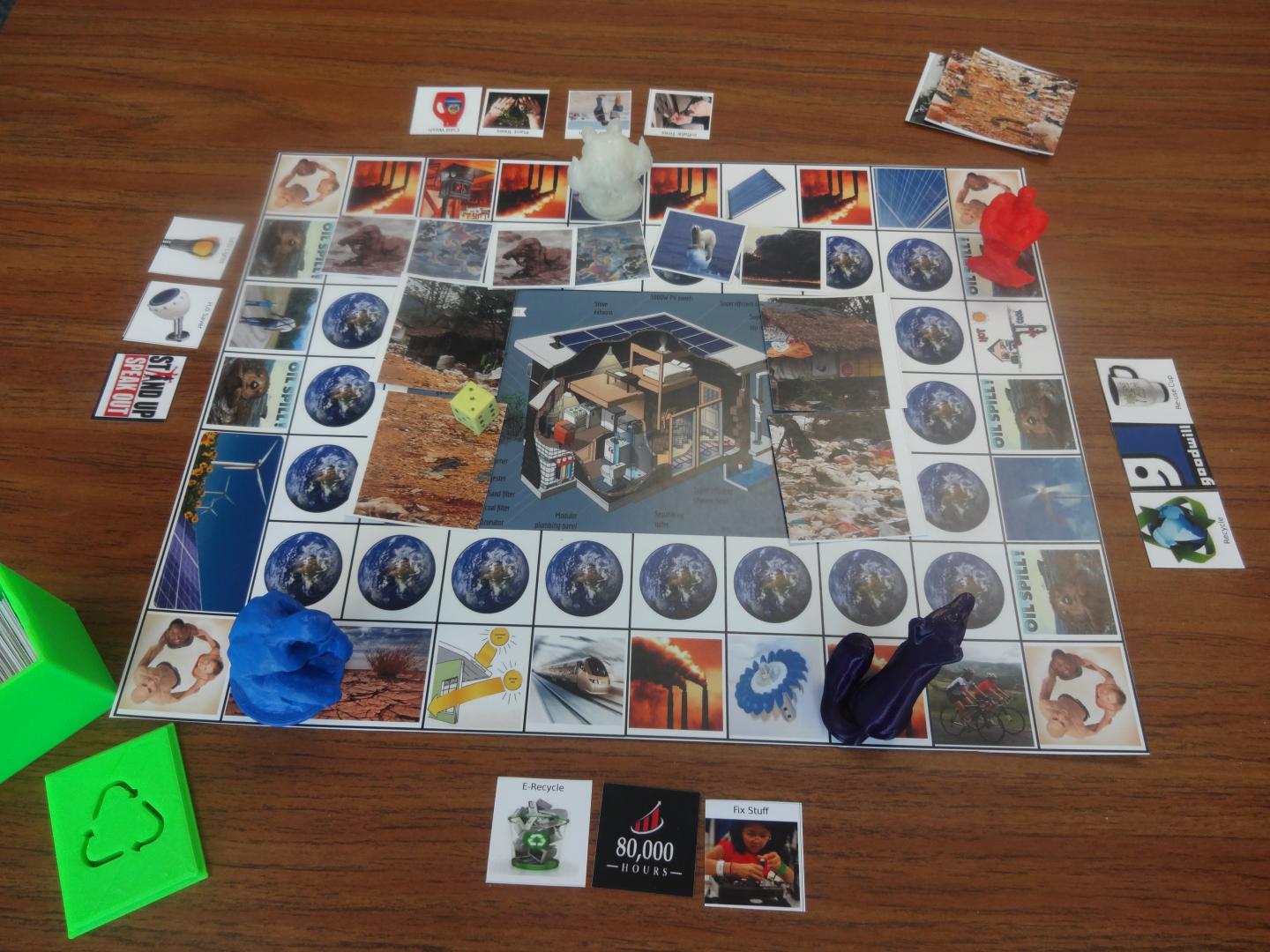 3-D Printed Board Game Save the Planet