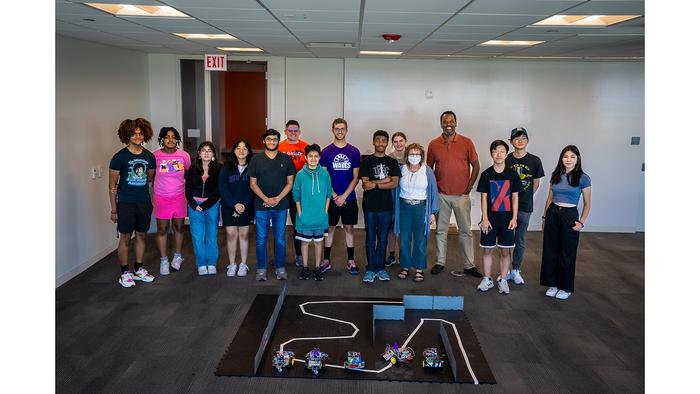 Participants in Argonne’s Autonomous Vehicle Camp