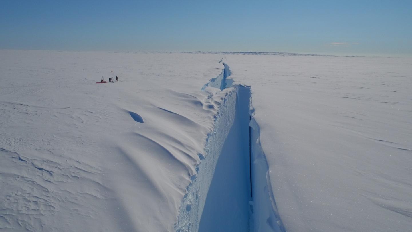Halloween Crack in the Brunt Ice Shelf