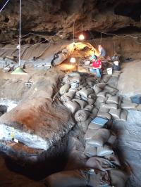 Border Cave excavations.
