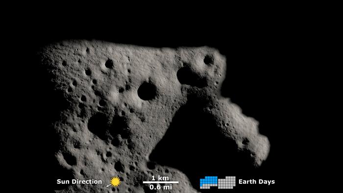 Shadow at Moon's South Pole