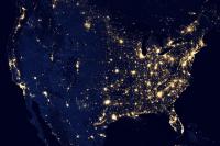 The Continental United States at Night