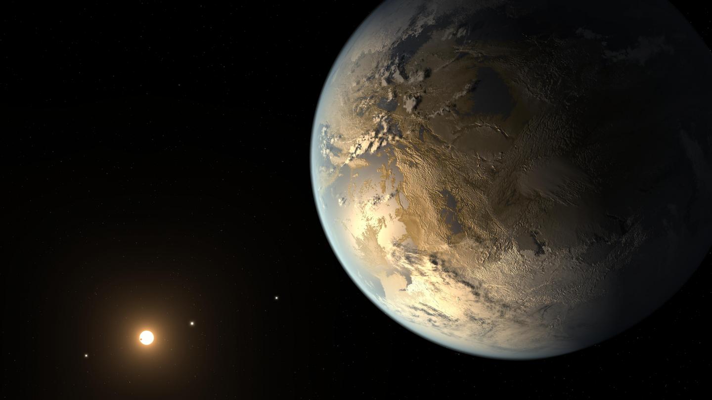 Illustration of Habitable-Zone Exoplanet