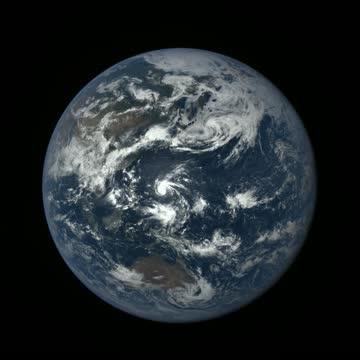 NASA Camera Shows Moon Crossing Face of Earth for 2nd Time in a Year