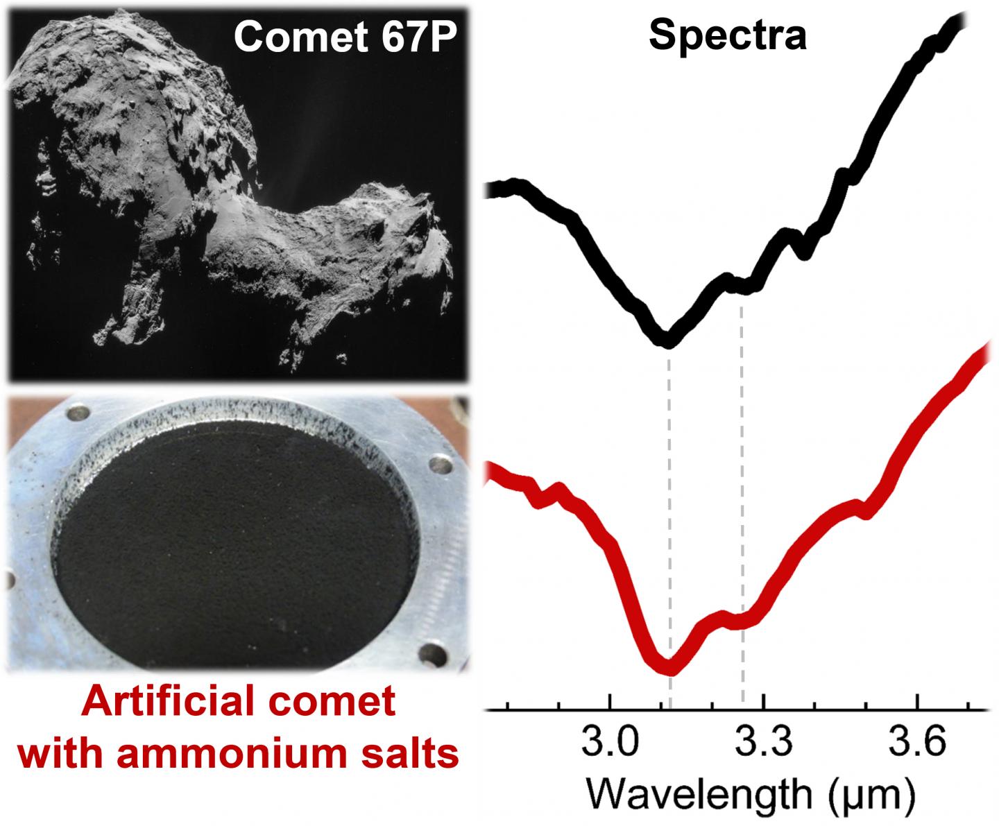 Ammonium Salts Reveal Reservoir of 'Missing' Nitrogen in Comets (1 of 6)