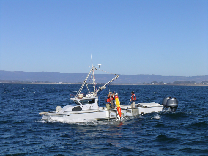 Launch of MBARI's long-range autonomous underwater vehicle (LRAUV)