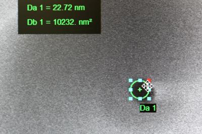 Nanohole as Seen through An Electron Microscope