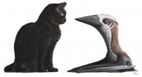 A Small-Bodied Pterosaur Viewed Against a Modern Housecat
