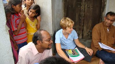 University of Maryland Researcher Vivian Hoffman in India