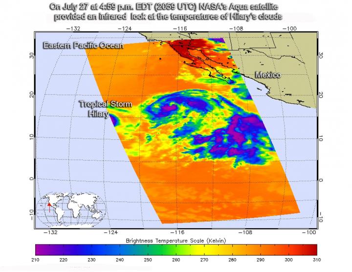 AIRS Image of Hilary