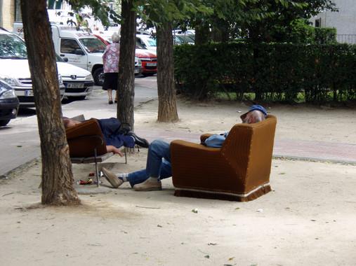 The Economic Crisis has Worsened the Hard Lives of Homeless People