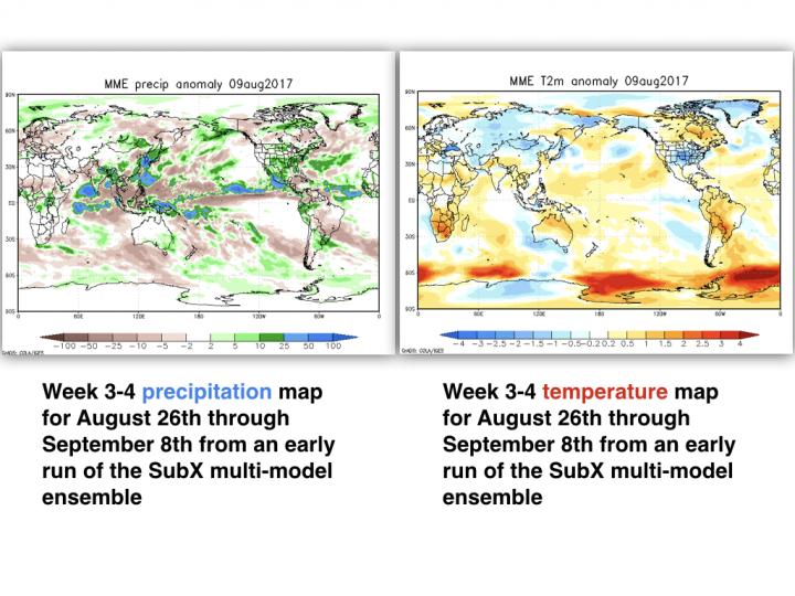 Week 3-4 Precipitation and Temperature Maps