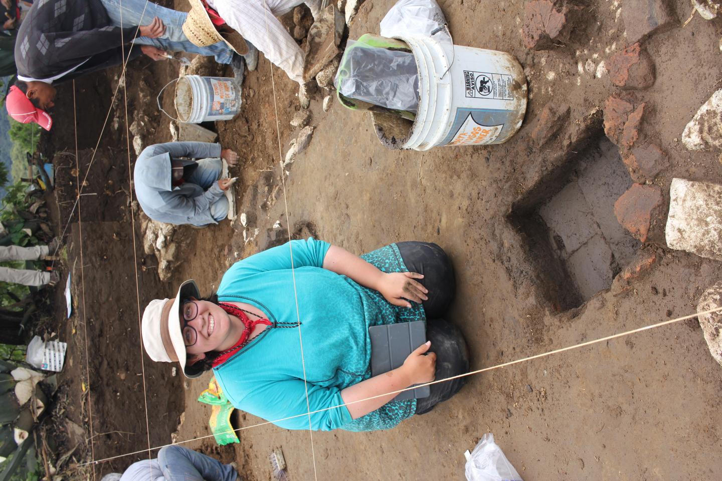 IMAGE 3 - Archaeologists doing fieldwork