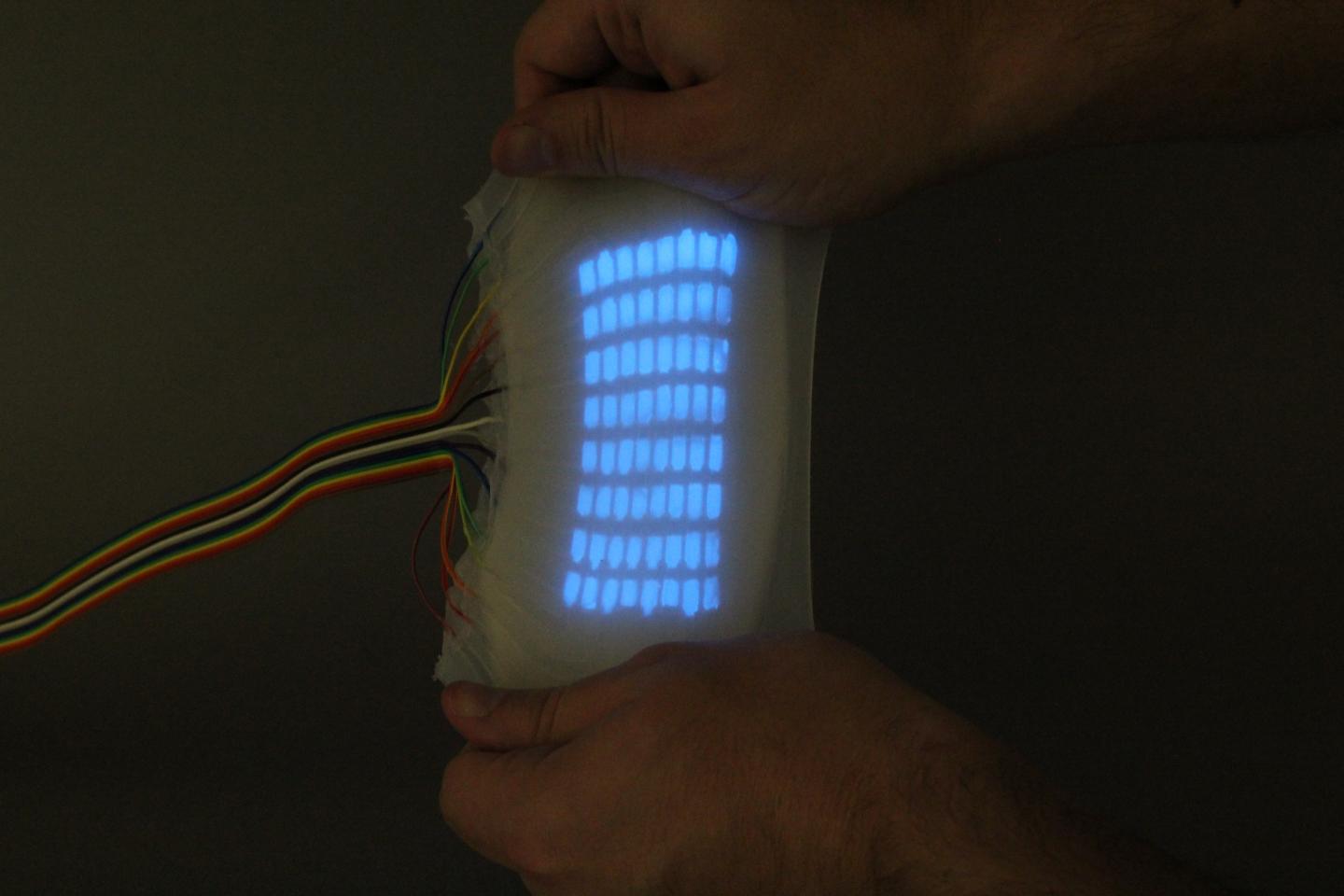 Stretchy Electroluminescent 'Skin'