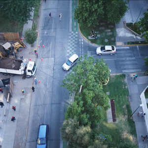 Pedestrian street behavior mapping using unmanned aerial vehicles. A case study in Santiago de Chile