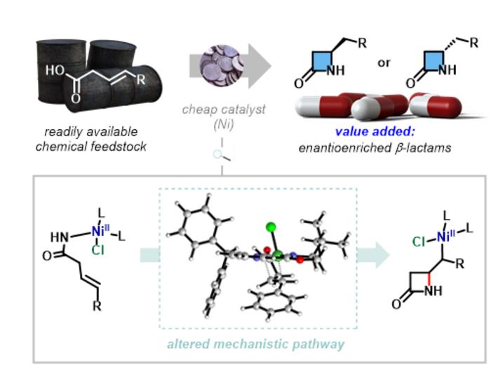 Figure 1. Nickel catalyzed synthesis of chiral β-lactams